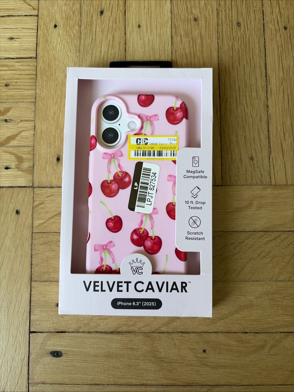 Velvet Caviar iPhone 17 MagSafe Case - Sweet Cherry
